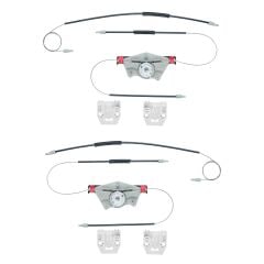 Front Door Glass Repair Kit-Right-Left-SET for Skoda Fabia