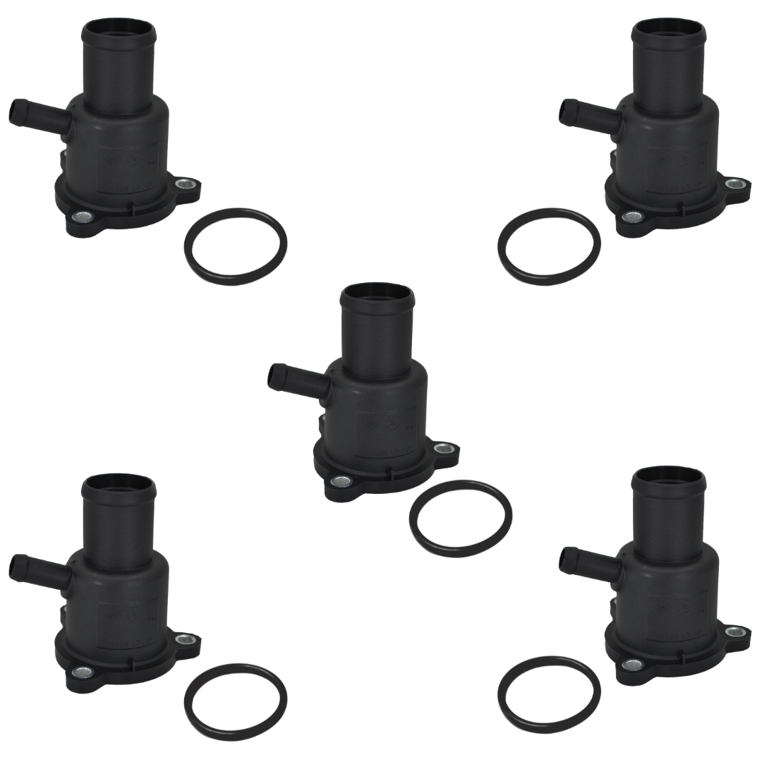 Thermostat Cover and Gasket 5 Pcs for Renault Clio, Megane, Laguna, Scenic