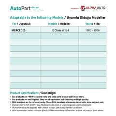 Gear Gaiter for Mercedes E Class W124