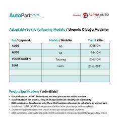 Volkswagen, Audi, Seat için Kapı Kilit Motoru