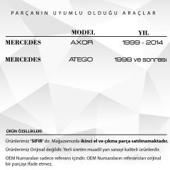 Mercedes Axor, Atego için Kapı İç Açma Teli- Sağ (Çap 395mm)