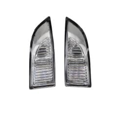 Megane 3, Fluence için Ayna Sinyali Beyaz Sağ- Sol Set