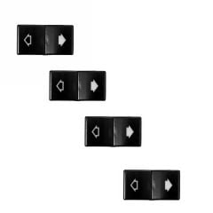 4 Pieces Window Knob Repair Cover for BMW 7 Series E38