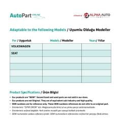 Lock Piece -Hook- Short for Volkswagen,Seat Y.M