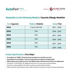 Lock Part for BMW 730i,735i,740i,745i,750i,760i