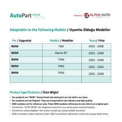Lock Part for BMW 730d,740d,745d