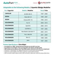 Lock Repair Kit for Audi A6,Skoda Fabia,Octavia