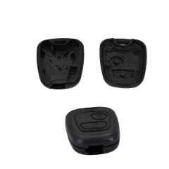 Simplex Remote Control Key Button Container-With Logo for Citroen