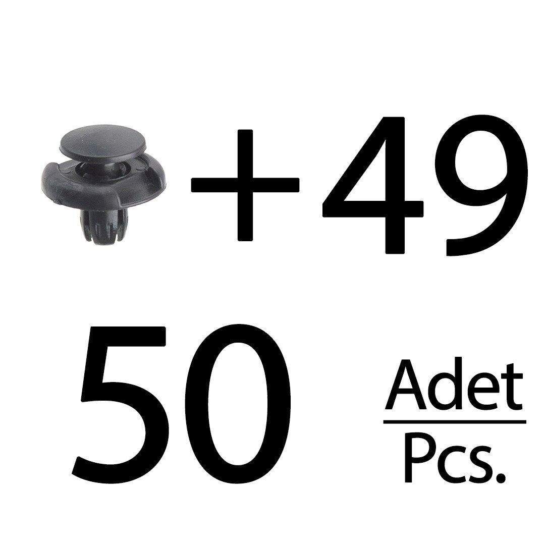 Honda için Davlumbaz Klipsi- 50 Adet