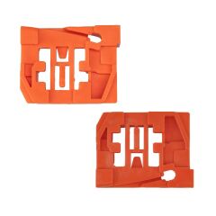 Glass Jack Plastic for Volkswagen Caddy,Touran-Right-Left-SET