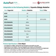 Audi A3, TT, A1 için Otomatik Pedal Lastiği