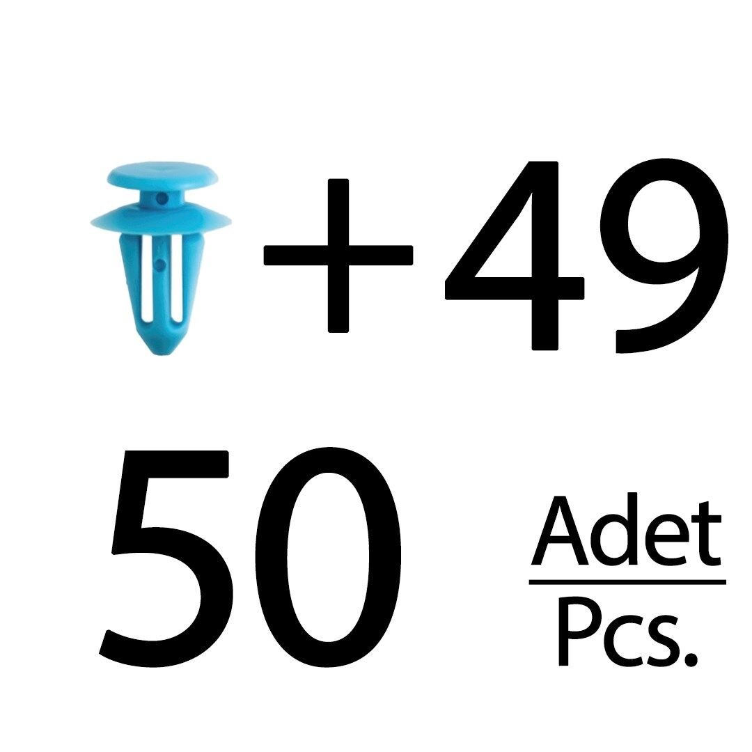 Fiat Fiorino için Marşpiyel Klipsi- 50'li