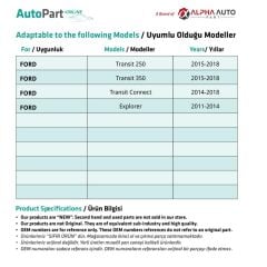 Ford Fusion, Mustang, Taurus için Kapı Döşeme Klipsi
