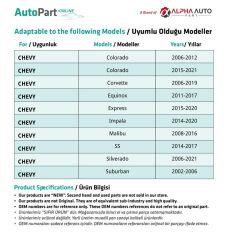 Ford, Fits, Lincoln, Buick için Tampon ve Bagaj Döşeme Klipsi