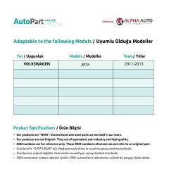 Rear Left Window Repair Kit for Volkswagen Jetta