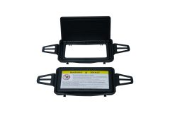 Sun Visor Mirror Cover Black for Mercedes E Class W210,W211