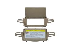 Sun Visor Mirror Cover Dark Beige for Mercedes E Class W210 1996-2003