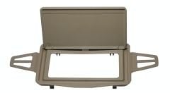 Sun Visor Mirror Cover Dark Beige for Mercedes E Class W210 1996-2003